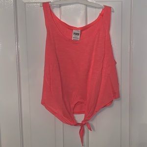 PINK Crop Top with Tie